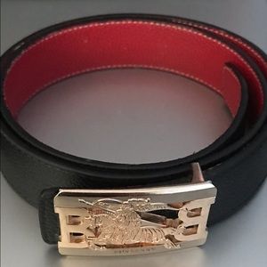 Reversible Burberry Belt